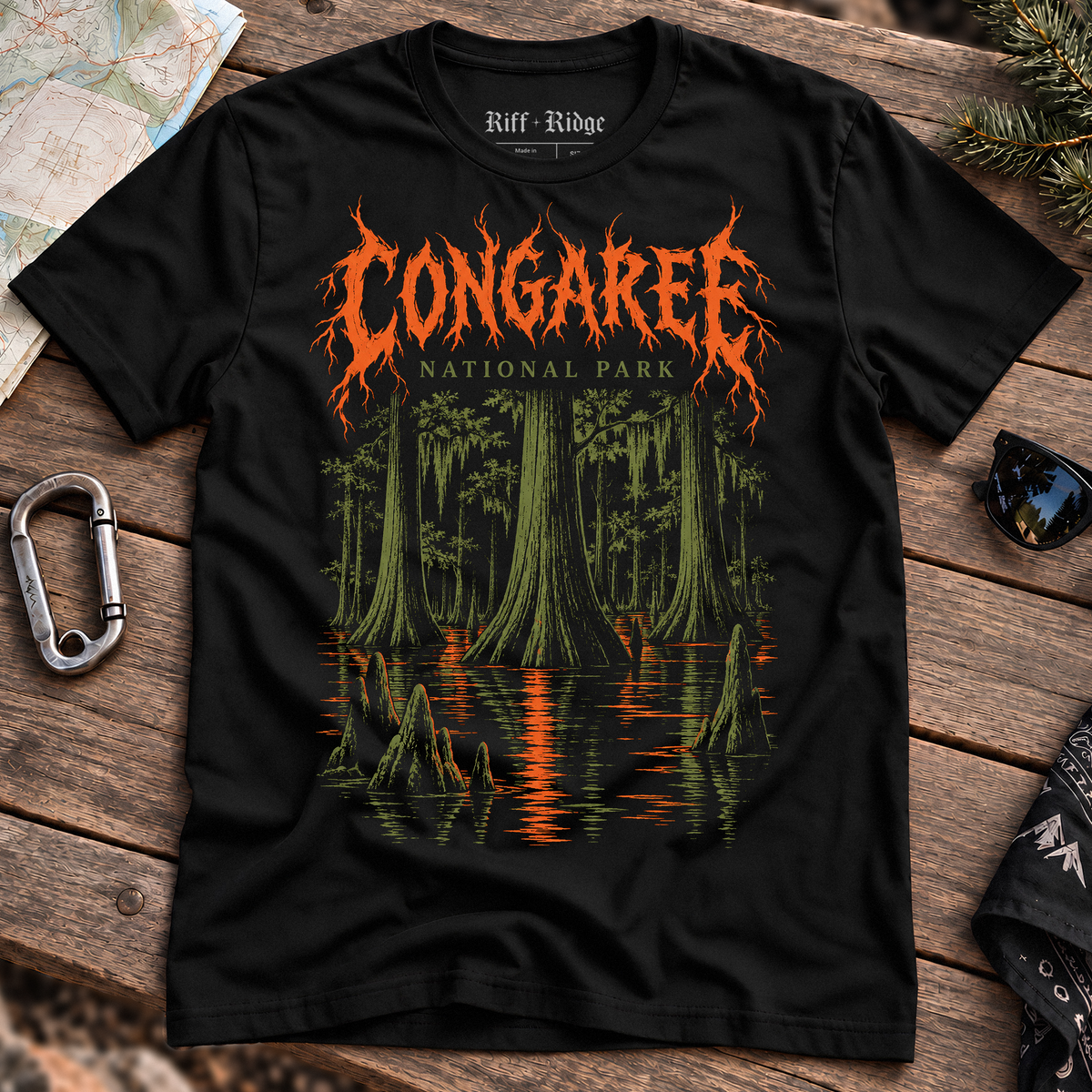 Congaree Low Lands Tee, product mockup