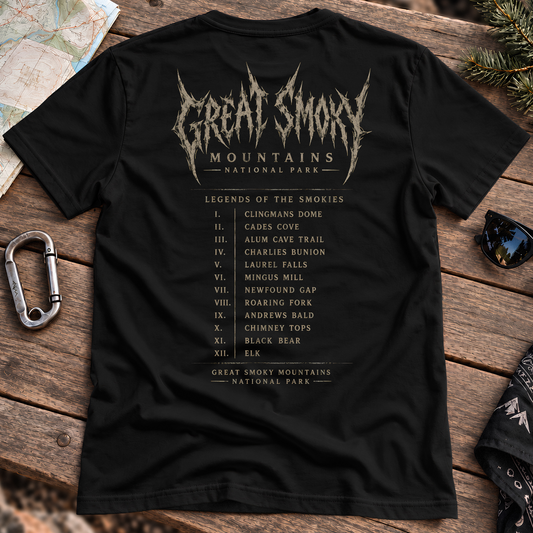 Great Smoky Mountain World Tour Tee, back view