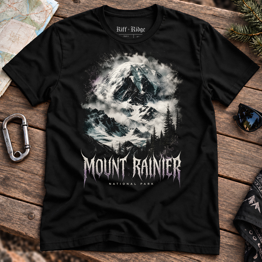 Mount Rainier Snowveil Tee, product mockup