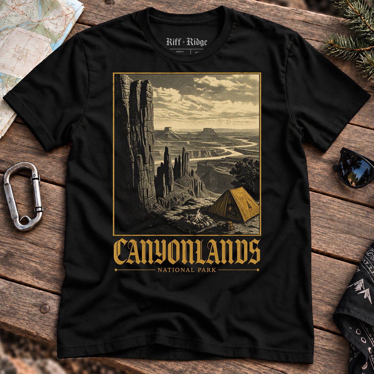 Canyonlands Heavy Stone Tee, product mockup