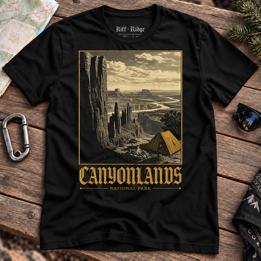 Canyonlands Heavy Stone Tee, product mockup
