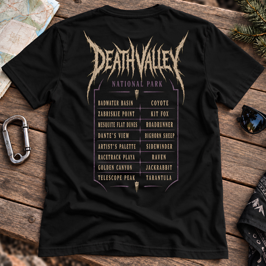 Death Valley World Tour Tee, back view
