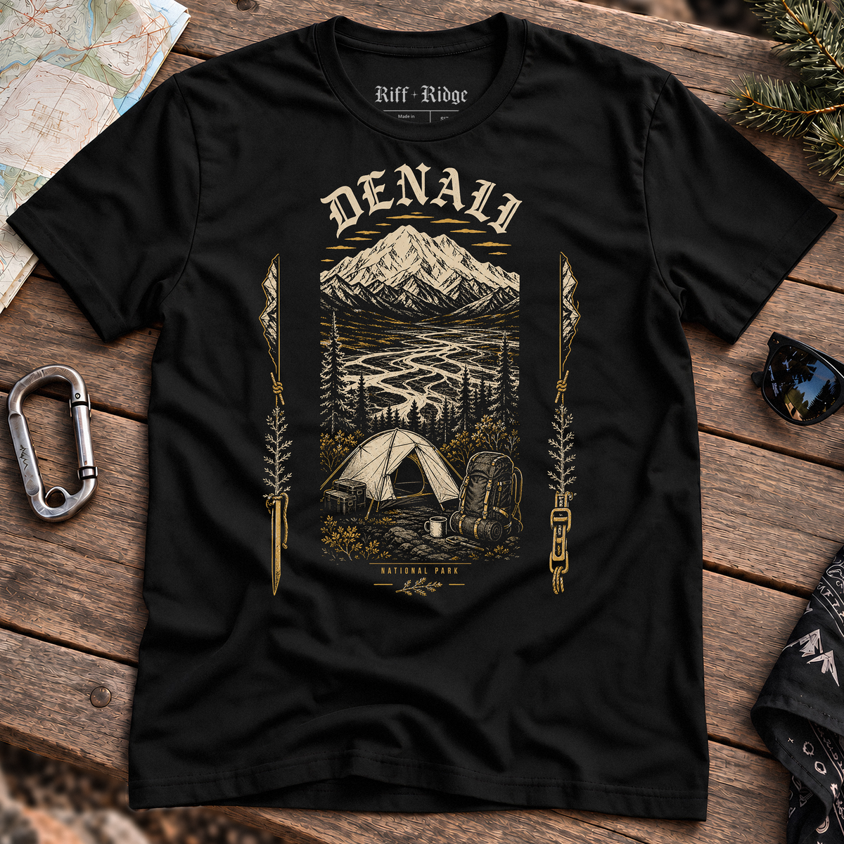 Denali Monolith Tee, product mockup