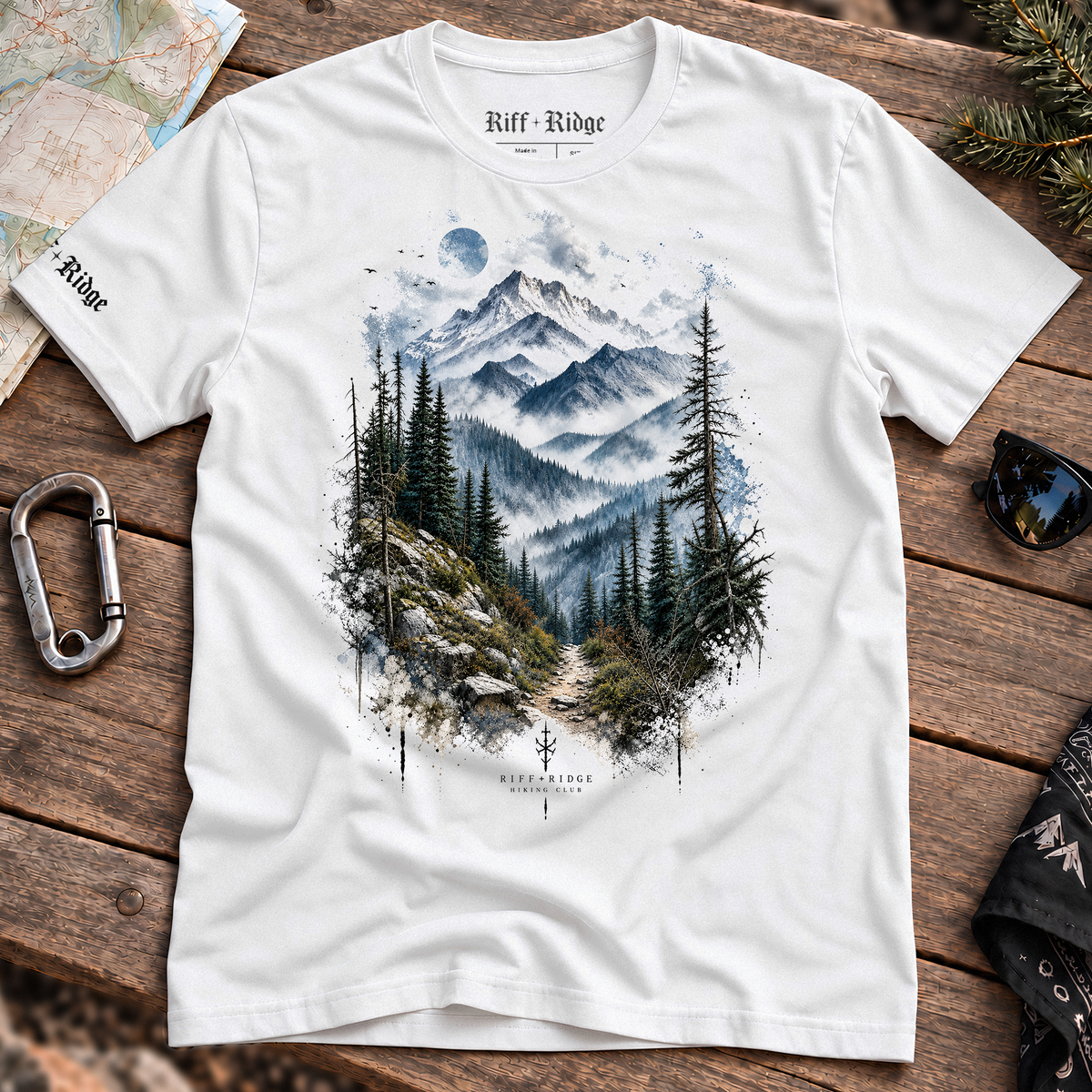 Endless Trail Tee, product mockup