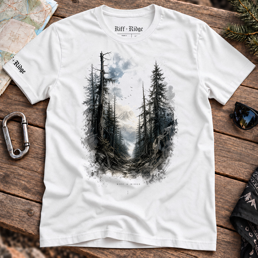 Forest Passage Tee, product mockup