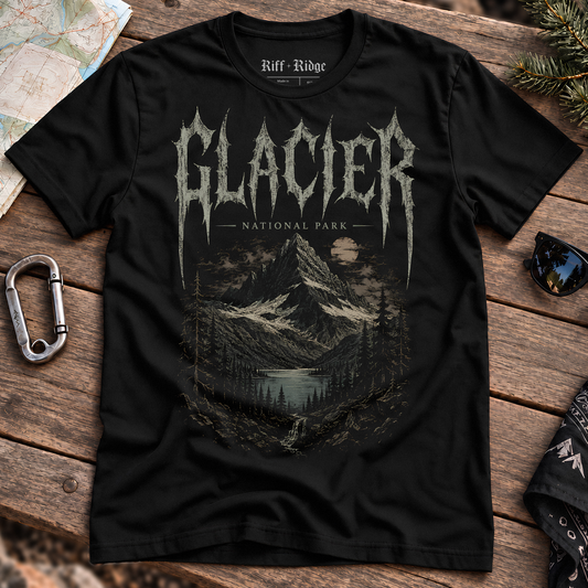 Glacier World Tour Tee, front view