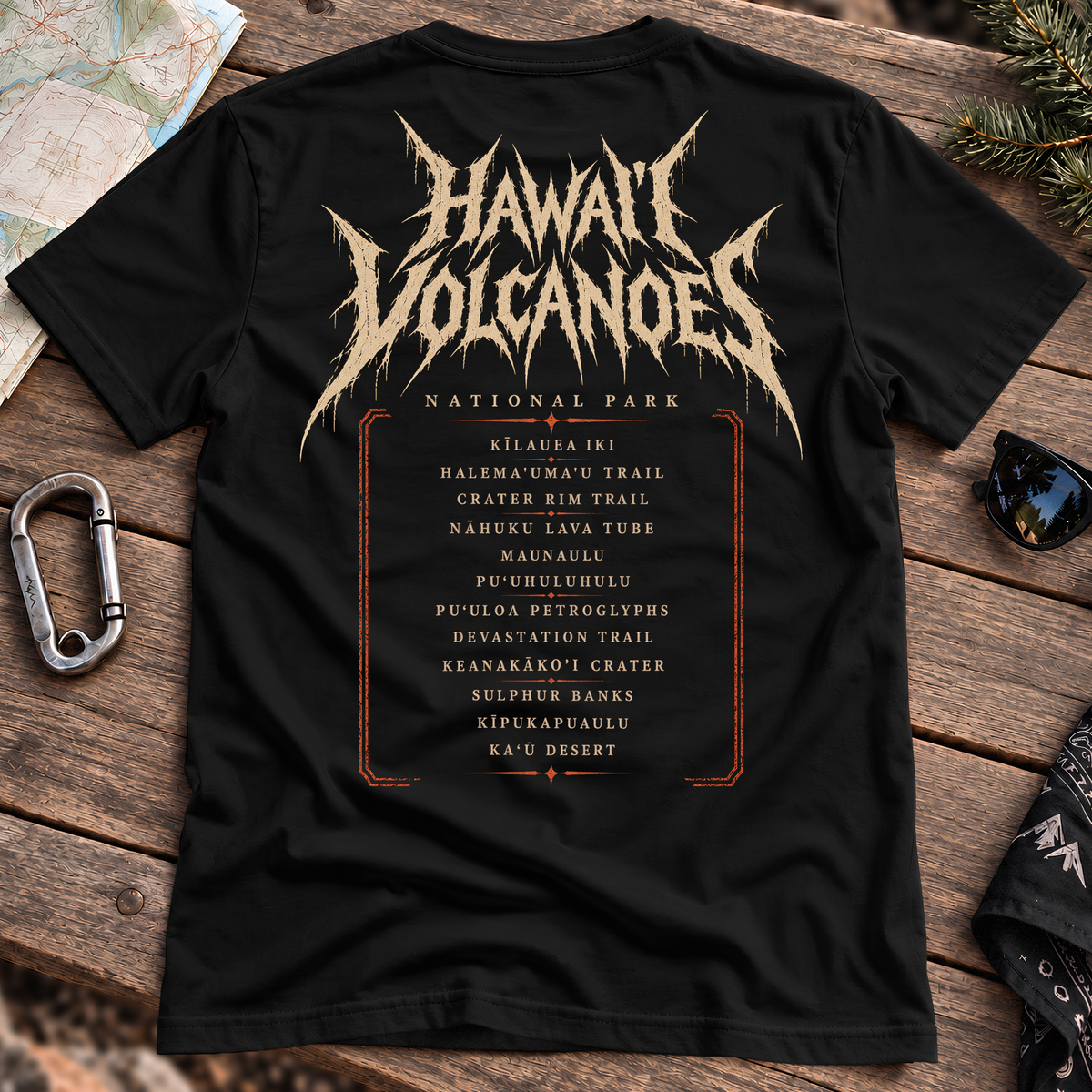The Hawaiʻi Volcanoes World Tour Tee