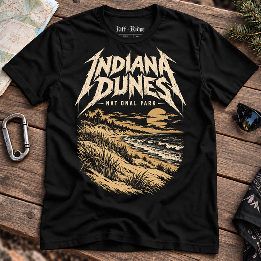 The Indiana Dunes Pale Mist Tee