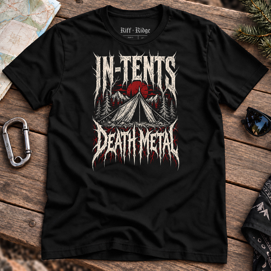 In-tents Death Metal Tee, product mockup