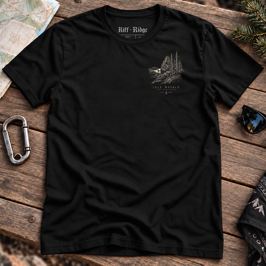 Isle Royale Darkwater Tee, front view