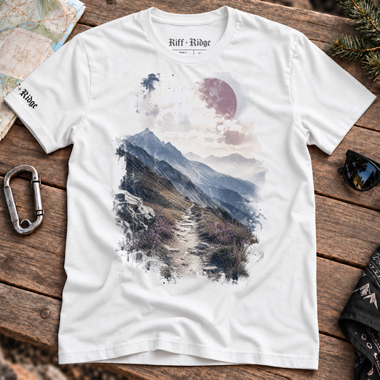 Lavender Sky Tee, product mockup