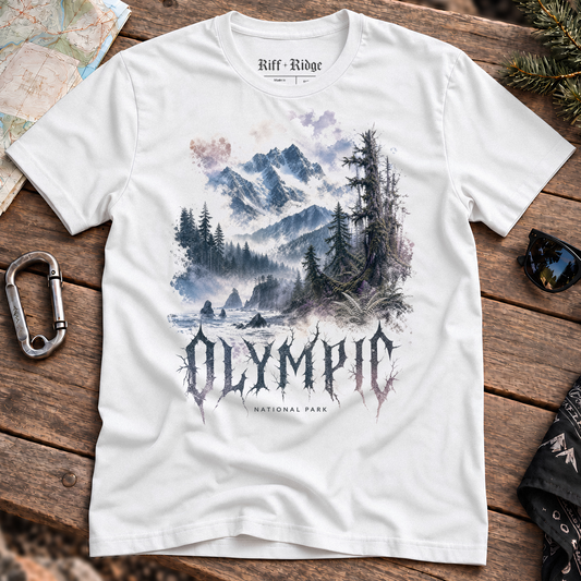 Olympic Moonshore Tee, product mockup