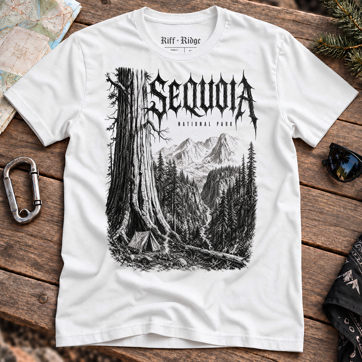 Sequoia Ancient Grove Tee, product mockup