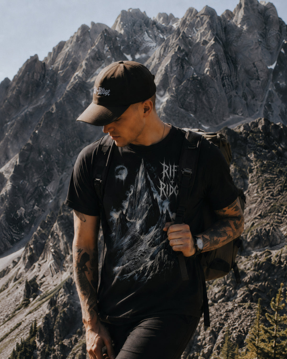 Summit of Silence Tee, alternate view